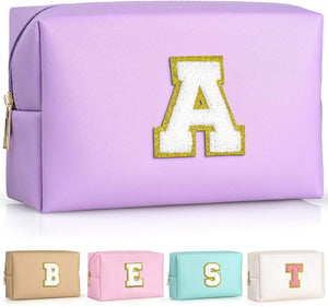TOPEAST - Bolso de maquillaje para mujer, A22 Púrpura,
