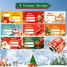 Cargar imagen en el visor de la galería, Etiquetas adhesivas de nombre de Navidad, etiquetas autoadhesivas, 250 unidades, etiquetas de regalo de Navidad, etiquetas autoadhesivas, calcomanías de regalos de Navidad, calcomanías para regalos A19
