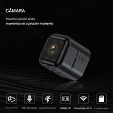 Cargar imagen en el visor de la galería, Cámara espía, WiFi, cámara inalámbrica, 100 días de duración en espera
