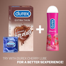 Cargar imagen en el visor de la galería, Durex Preservativos extra finos con sabor a chocolate intenso para hombres - 10s
