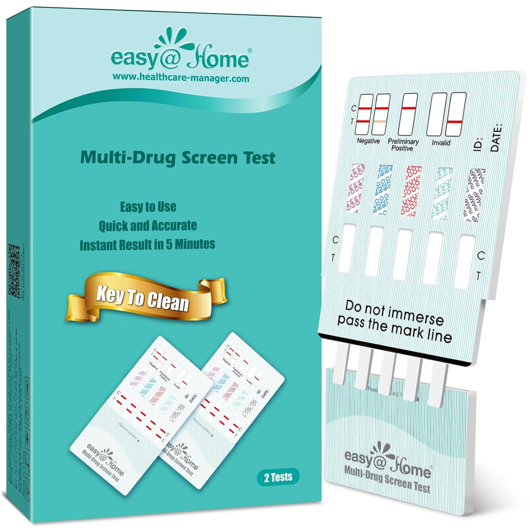 Kit de prueba drogas de orina de 10 paneles