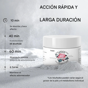 Crema anestésica para tatuajes de 6 horas