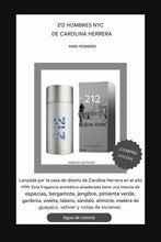 Cargar imagen en el visor de la galería, 212 MEN NYC por Carolina Herrera 3.4oz
