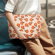 Cargar imagen en el visor de la galería, Bolsa de cosméticos Bolsa de maquillaje Preppy Cute Corduroy Neceser
