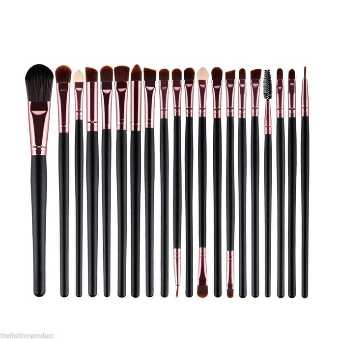 20 brochas de maquillaje