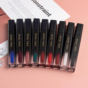 A Lápiz labial verde para mujer, color permanece de larga duración A19
