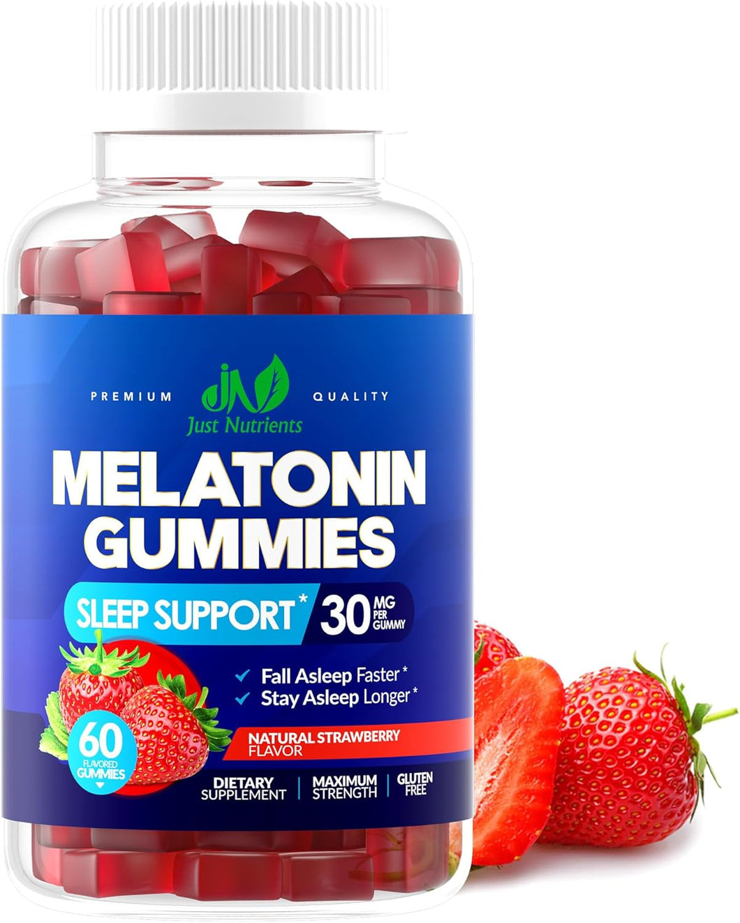Gomitas de melatonina de 30 mg para adultos a24