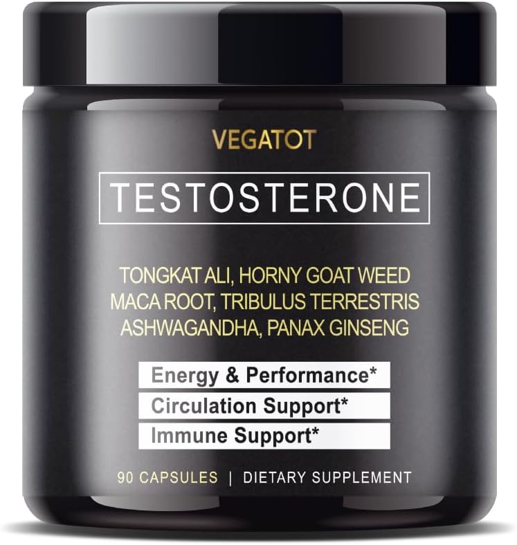 VEGATOT Soporte Testo - Aumenta el rendimiento con Tongkat Ali