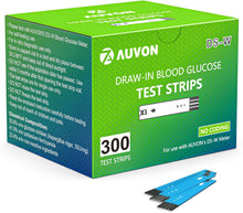 Cargar imagen en el visor de la galería, AUVON Tiras reactivas de glucosa en sangre
