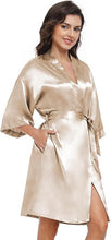Cargar imagen en el visor de la galería, Bata de baño corta y ligera para mujer
