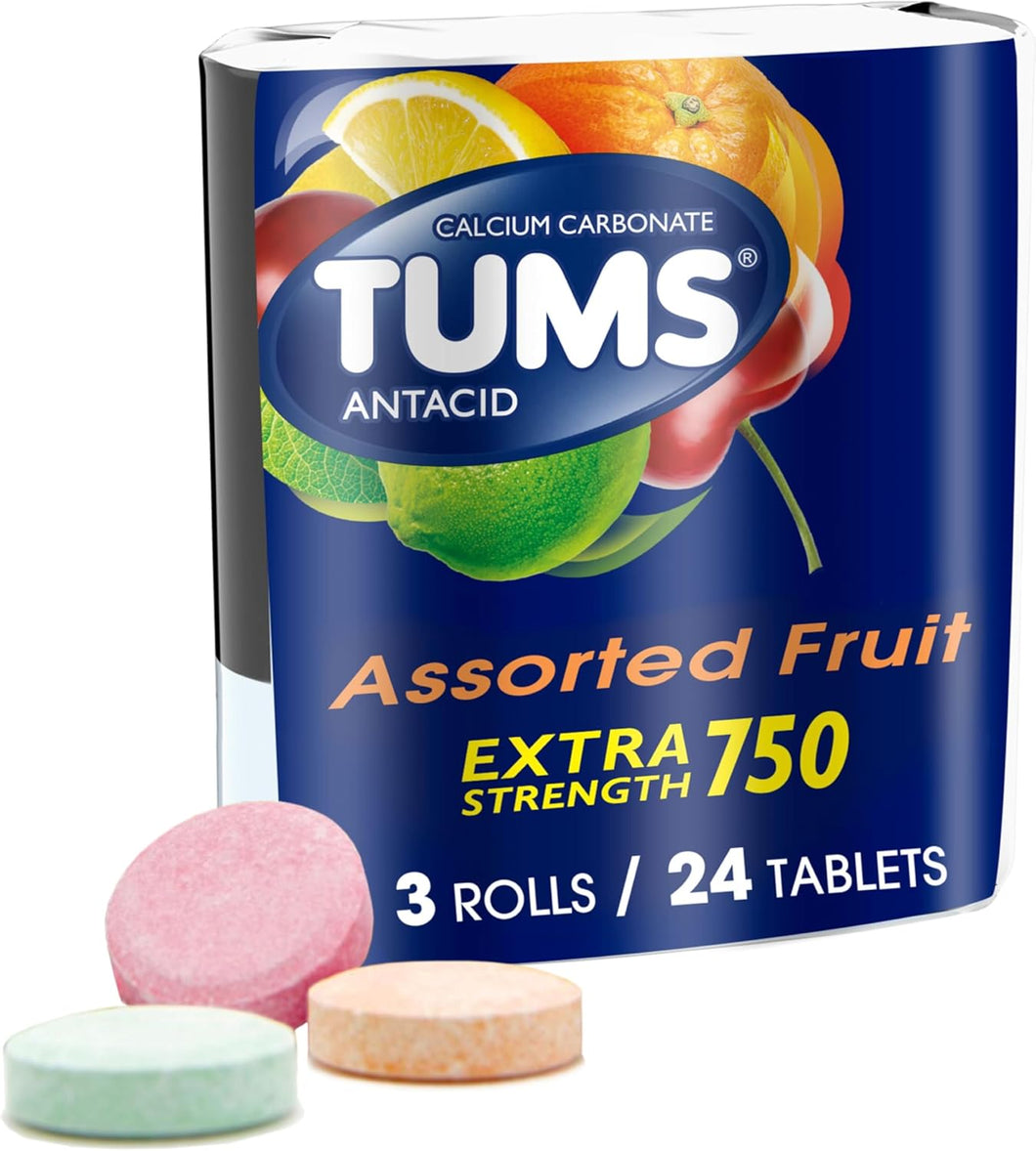 TUMS Tabletas, 8 unidades (paquete de 3)