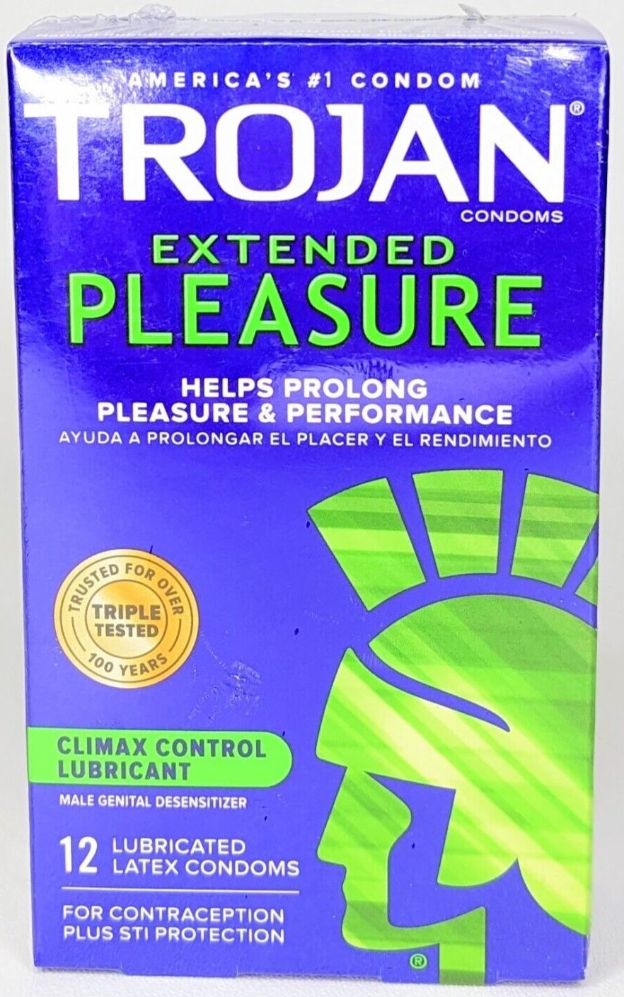 Trojan Extended Condones lubricados Control Climax