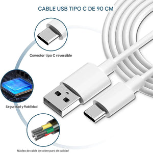 50 cables USB a USB-C