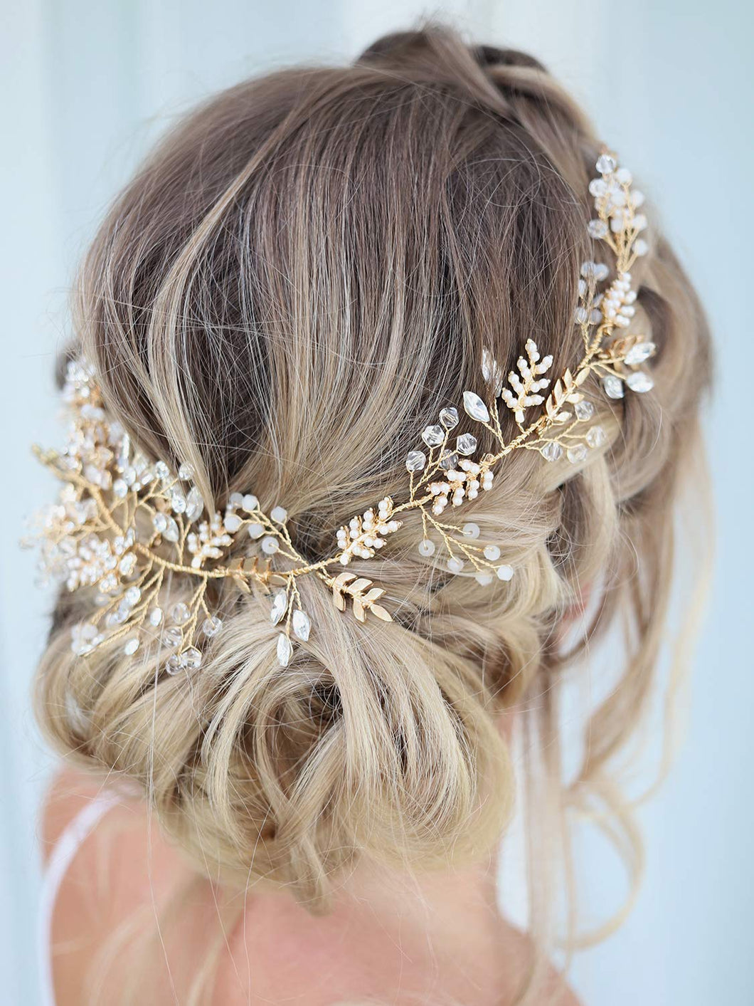 Diadema de boda con diamantes