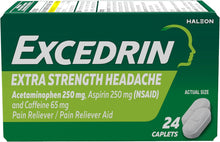 Cargar imagen en el visor de la galería, Excedrin Extra Strength Analgésico y medicamento para el dolor de cabeza
