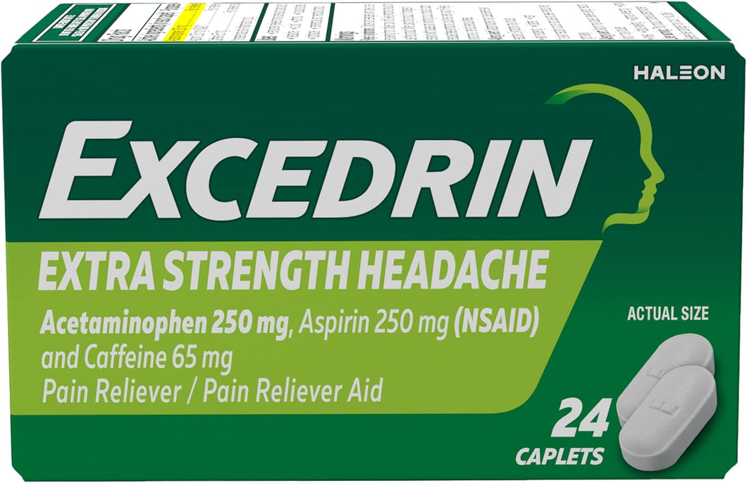 Excedrin Extra Strength Analgésico y medicamento para el dolor de cabeza