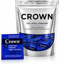 Cargar imagen en el visor de la galería, Preservativos de látex lubricados- Crown Condones
