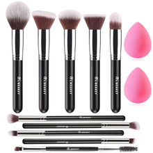 Cargar imagen en el visor de la galería, BEAKEY Juego de brochas de maquillaje profesional para ojos y cara, mezcla de base, sombra de ojos, corrector, sombra de ojos
