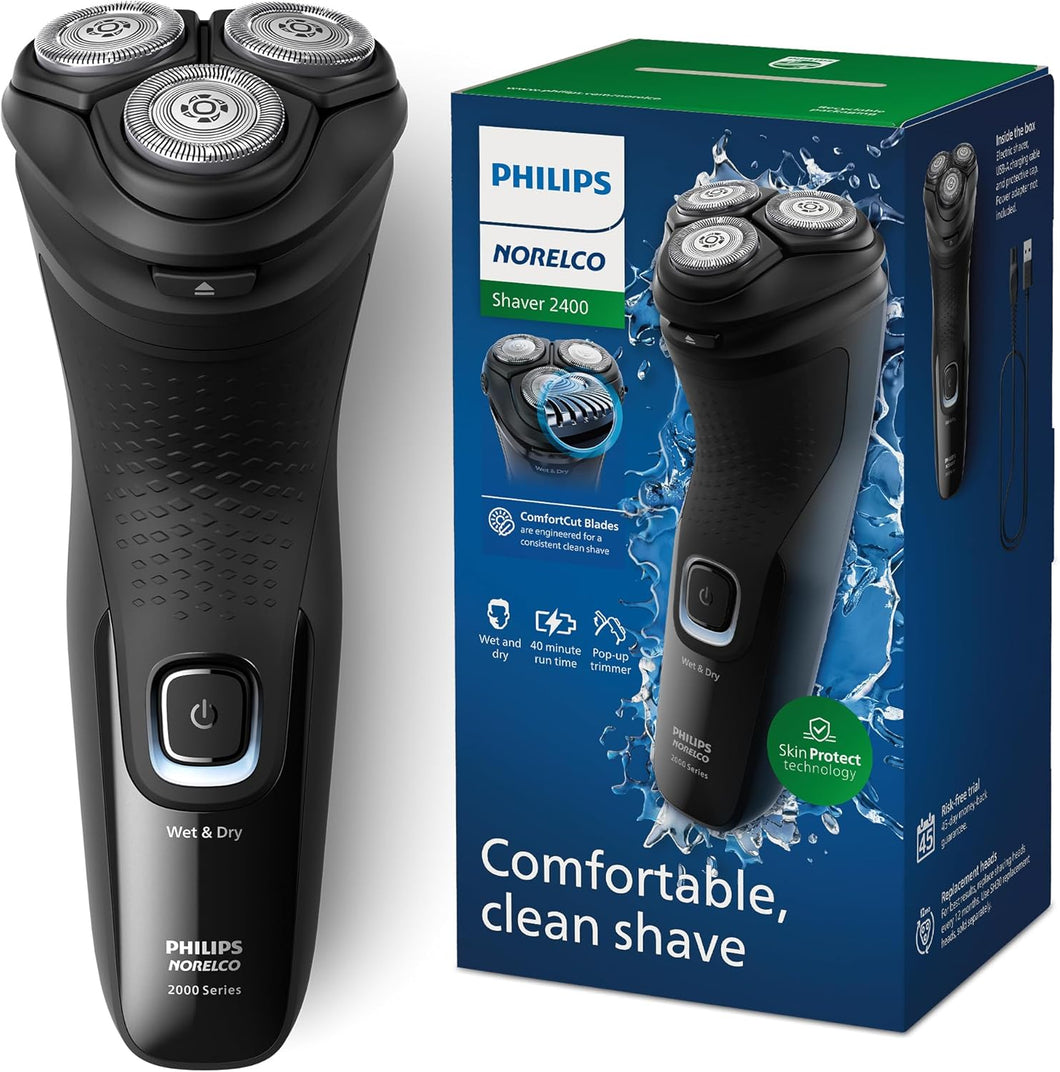 Afeitadora Philips eléctrica inalámbrica recargable hasta 40 minutos