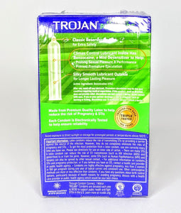 Trojan Extended Condones lubricados Control Climax
