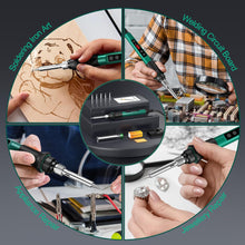 Cargar imagen en el visor de la galería, Kit de soldador, pistola de soldadura de 70 W con pantalla digital LED
