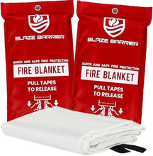 Cargar imagen en el visor de la galería, 2x Mantas contra incendios de 40 x 40 pulgadas
