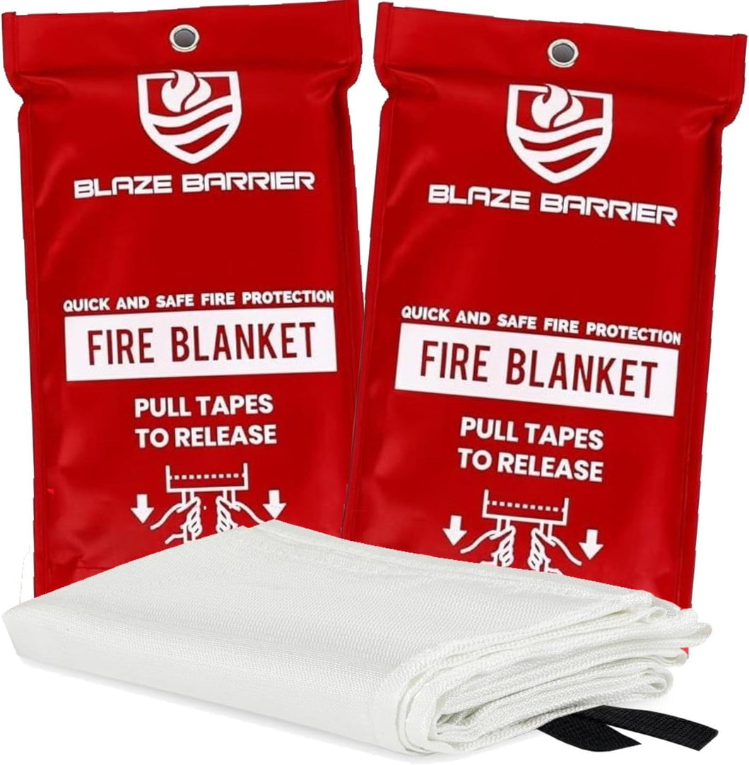 2x Mantas contra incendios de 40 x 40 pulgadas