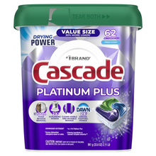 Cargar imagen en el visor de la galería, Detergente para lavavajillas con acción, Cascade Platinum Plus- Aroma fresco
