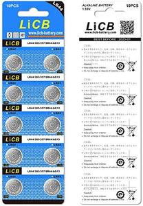 Batería de litio LR44 1.5 (paquete de 10)