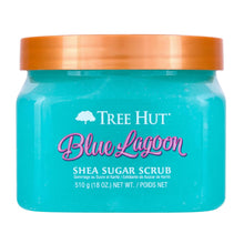 Cargar imagen en el visor de la galería, Tree Hut - Exfoliante de azúcar y karité, Blue Lagoon, 18 onzas, exfoliante ultrahidratante para un cuidado corporal nutritivo y esencial A19
