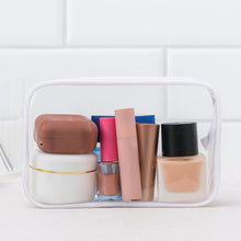 Cargar imagen en el visor de la galería, Bolsas transparentes para cosméticos,  7.1 x 4.7 x 2.4"
