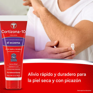 Loción curativa intensiva de máxima fuerza para eczema, 1% de hidrocortisona, 3.5 oz
