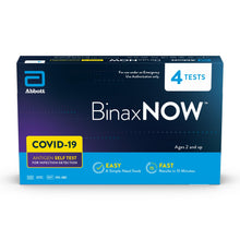 Cargar imagen en el visor de la galería, BinaxNOW Autoprueba de antígeno COVID-19 a24
