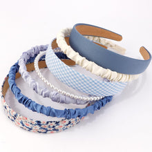 Cargar imagen en el visor de la galería, AHONEY Paquete de 7 diademas marrones para mujeres y hombres
