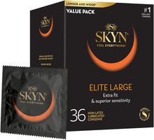Cargar imagen en el visor de la galería, SKYN Elite - Condones lubricados grandes sin látex
