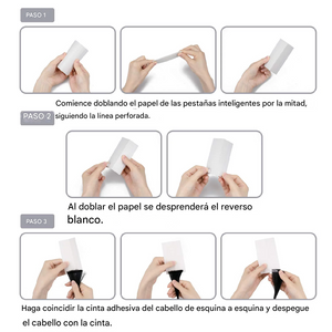 240 unidades de cinta de extensión de pelo de doble cara fuerte