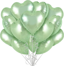 Cargar imagen en el visor de la galería, TONIFUL 30 globos rojos de 18 pulgadas con forma de corazón de San Valentín
