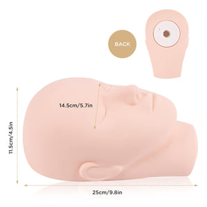 Cabeza de maniquí para entrenamiento de prácticas de maquillaje