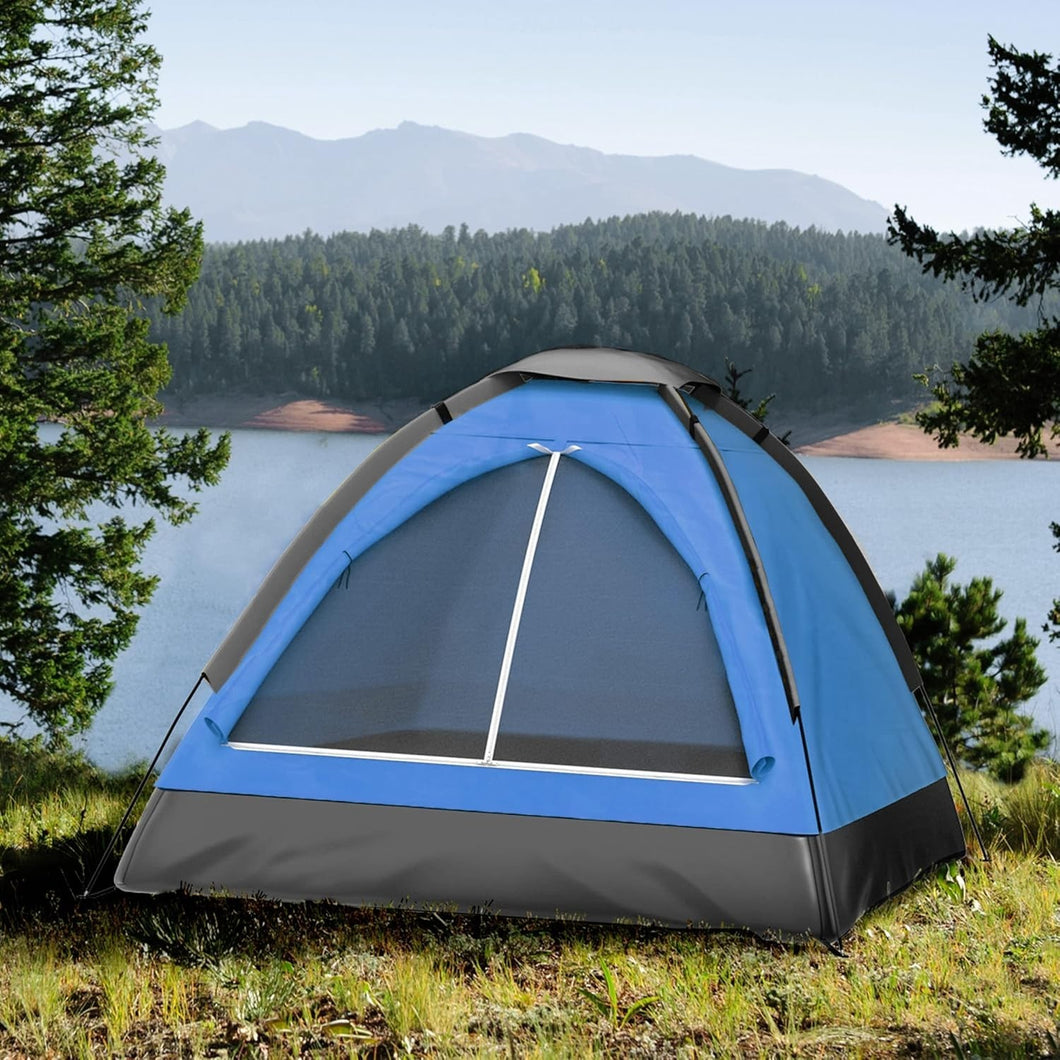 Tienda de campaña para 2 personas, toldo impermeable, bolsa de transporte, ligera para senderismo y mochilerismo
