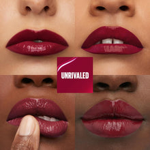 Cargar imagen en el visor de la galería, Maybelline New York SuperStay Vinyl Ink - Labial líquido de larga duración, sin transferencia, color altamente pigmentado y brillo instantáneo, modelo Unrivaled, 0.14 onzas líquidas a19

