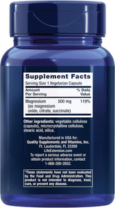 Cápsulas vegetarianas de magnesio, 0.017 oz, 100 unidades, a24