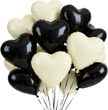 Cargar imagen en el visor de la galería, TONIFUL 30 globos rojos de 18 pulgadas con forma de corazón de San Valentín
