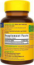 Cargar imagen en el visor de la galería, NATURE MADE Magnesio, 250 mg, Tabletas, 100 ct a24
