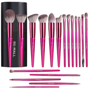 Juego de brochas de maquillaje, 18 piezas
