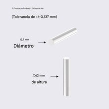 Cargar imagen en el visor de la galería, N52-1/2 D x 3.00" H - 2Pack, Los imanes cilíndricos de tierras raras más potentes
