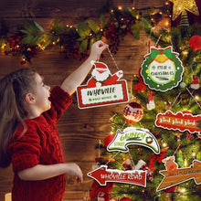 Cargar imagen en el visor de la galería, 20 adornos de árbol de Navidad para decoración de árbol de Navidad, decoraciones de árbol de Navidad para suministros de fiesta de Navidad de invierno, decoración del hogar interior A19
