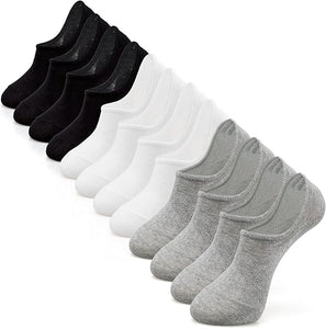IDEGG Calcetines invisibles para mujeres y hombres, a24