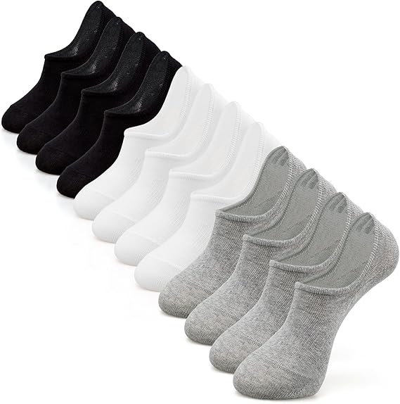 IDEGG Calcetines invisibles para mujeres y hombres, a24