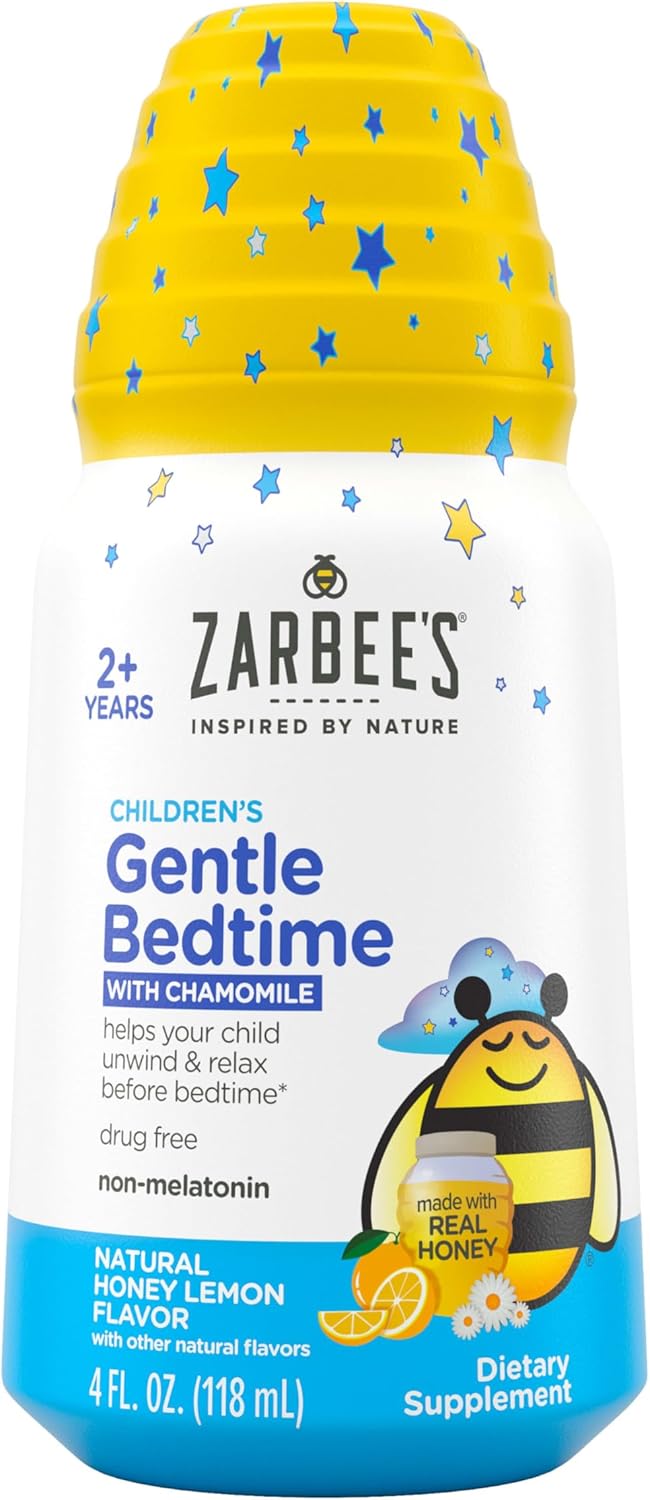 Zarbee's Líquido suave para la hora de acostarse para niños: mezcla sin melatonina A24