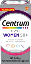 Cargar imagen en el visor de la galería, Centrum Silver Multivitamínico para Mujeres 50+ años
